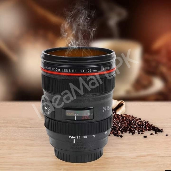 stainless-steel-camera-lens-shape-cup-with-leak-proof-lid-product-image