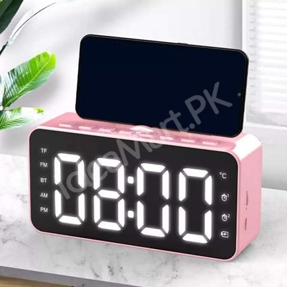 wireless-plastic-bluetooth-speaker-alarm-clock-with-time-display-for-office-desktop-more-product-image