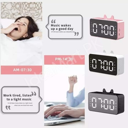 wireless-plastic-bluetooth-speaker-alarm-clock-with-time-display-for-office-desktop-more-product-image