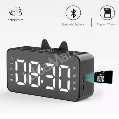 wireless-plastic-bluetooth-speaker-alarm-clock-with-time-display-for-office-desktop-more-product-image
