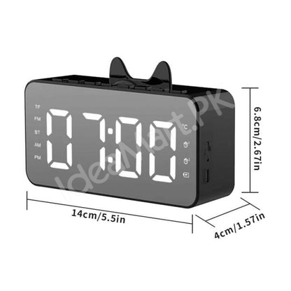 wireless-plastic-bluetooth-speaker-alarm-clock-with-time-display-for-office-desktop-more-product-image