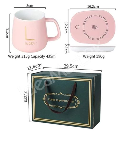 ceramic-usb-heating-pad-mug-set-with-stainless-steel-spoon-lid-for-coffee-milk-more-product-image