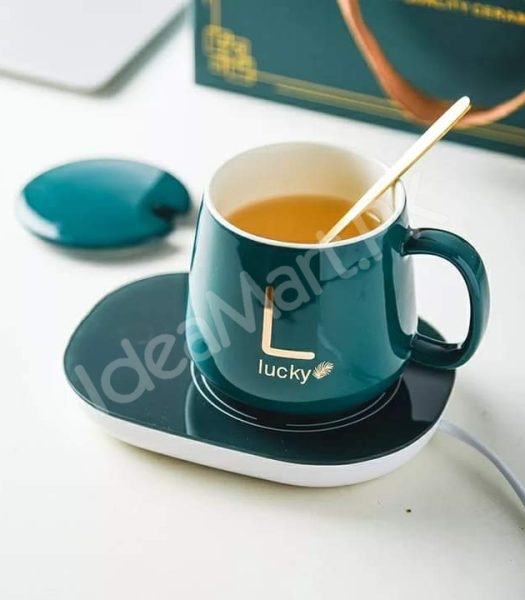 ceramic-usb-heating-pad-mug-set-with-stainless-steel-spoon-lid-for-coffee-milk-more-product-image