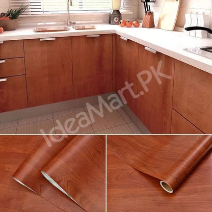 pvc-waterproof-self-adhesive-wooden-look-sticker-for-kitchen-cars-more-product-image