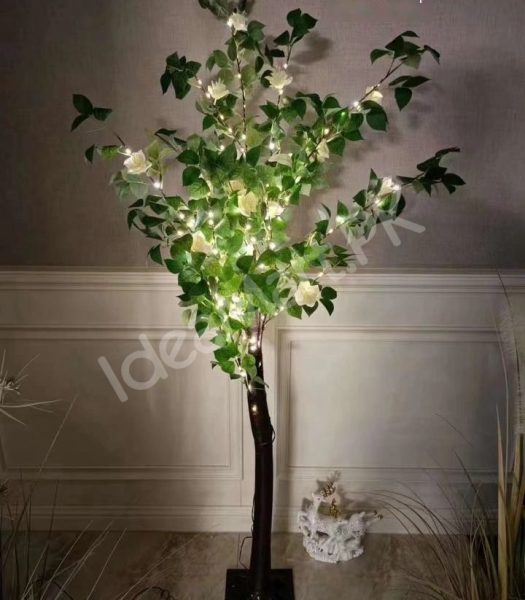 plastic-flower-tree-shape-corner-floor-lamp-with-210-waterproof-led-light-product-image