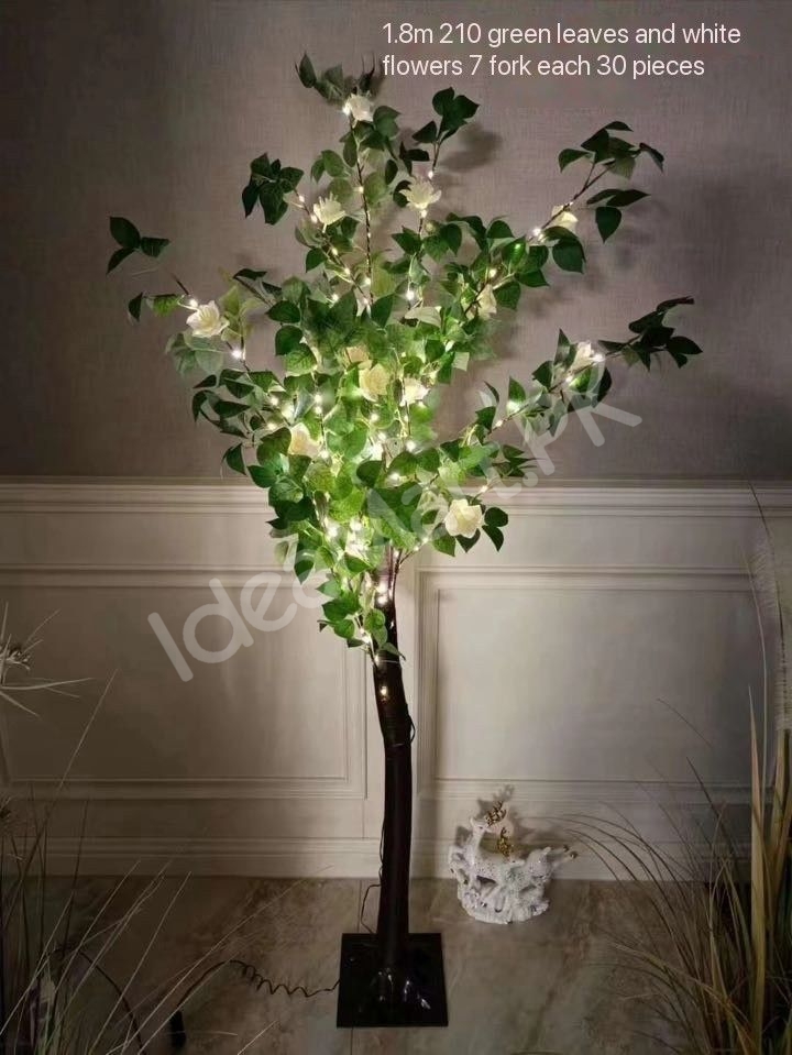 plastic-flower-tree-shape-corner-floor-lamp-with-210-waterproof-led-light-product-image