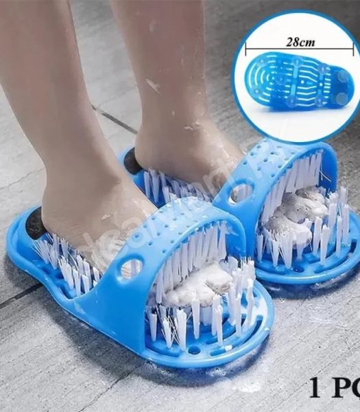 plastic-hands-free-foot-scrubber-slipper-with-bristles-suction-cups-product-image