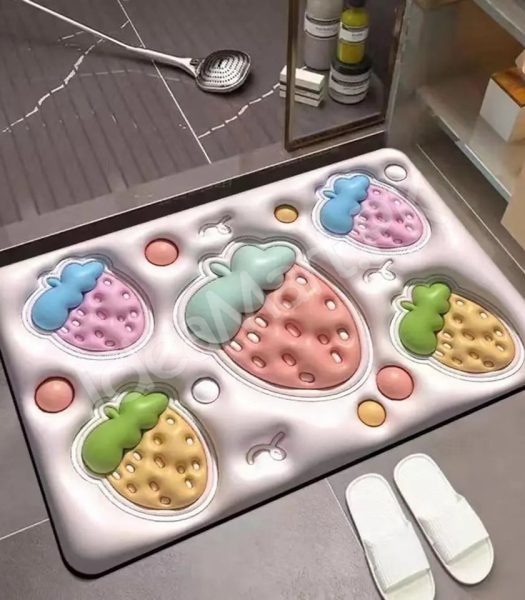 anti-slip-super-absorbent-quick-dry-floor-mat-with-cute-3d-embossed-designs-product-image