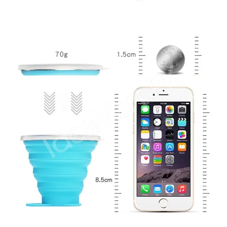 silicone-foldable-travel-cup-270ml-leak-proof-bpa-free-drinking-glass-for-office-gym-camping-daily-use-product-image