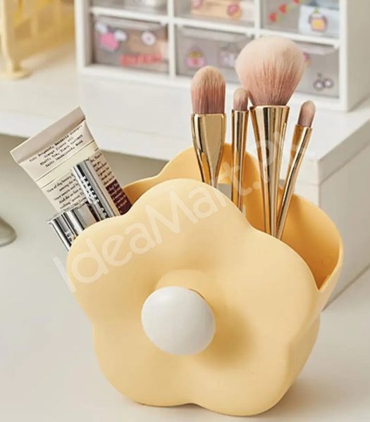 multi-functional-plastic-flower-shaped-makeup-brush-holder-with-hair-tie-hook-product-image
