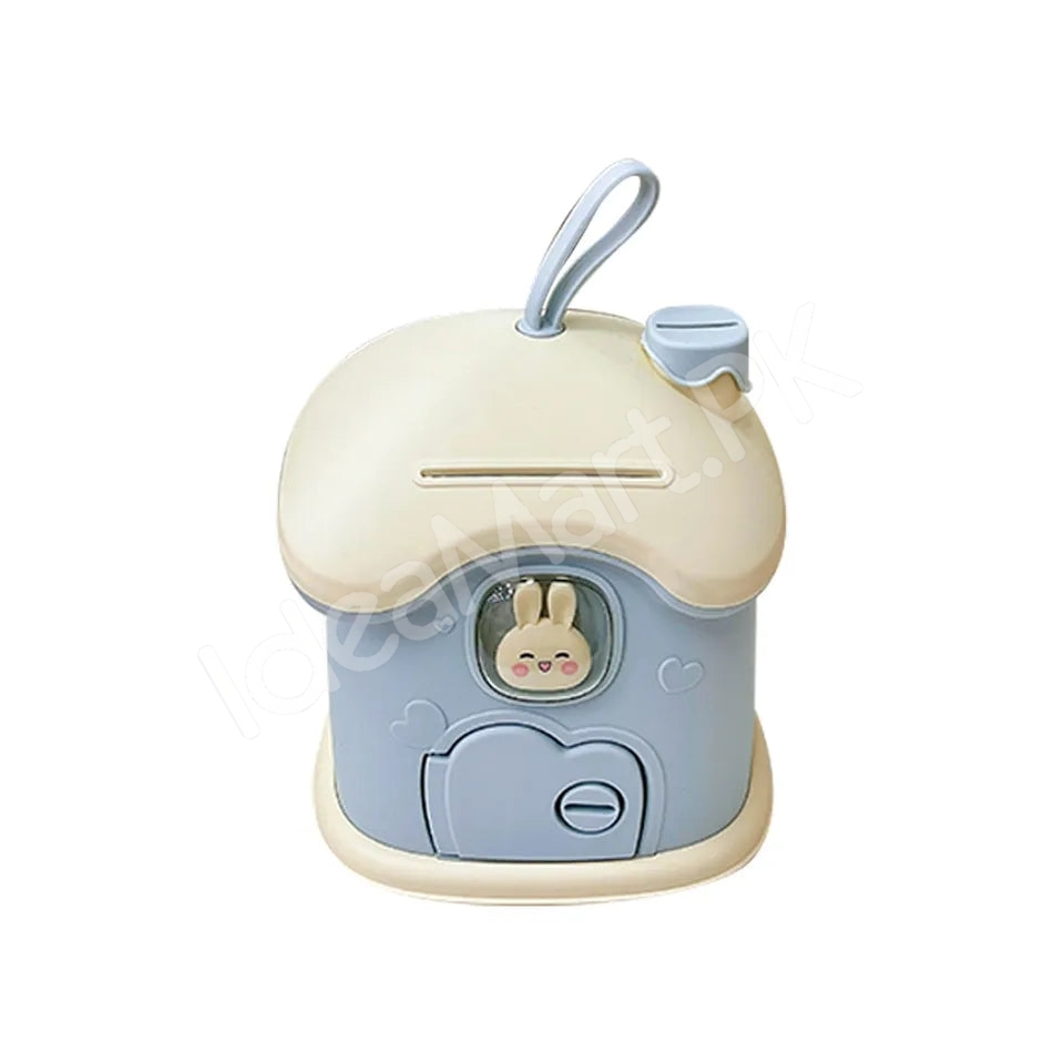 mushroom-house-shape-piggy-bank-with-rabbit-window-key-lock-product-image