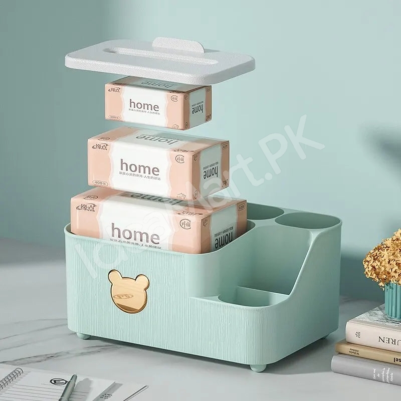 multifunctional-tissue-box-holder-and-desktop-organizer-with-5-storage-compartments-product-image