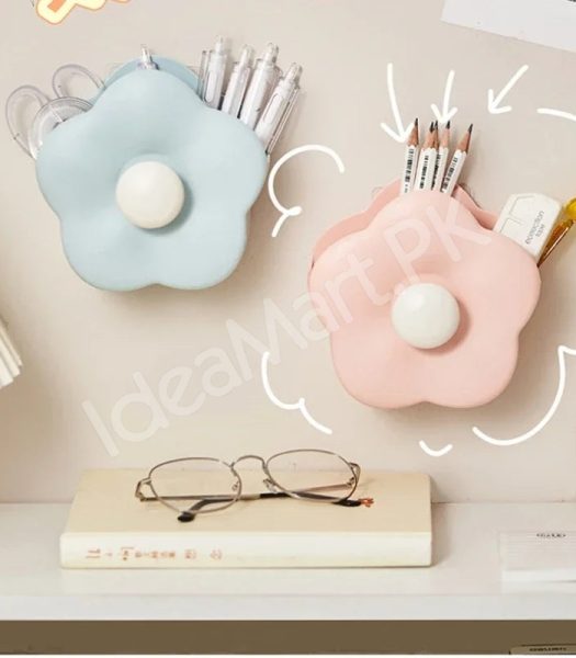 multi-functional-plastic-flower-shaped-makeup-brush-holder-with-hair-tie-hook-product-image