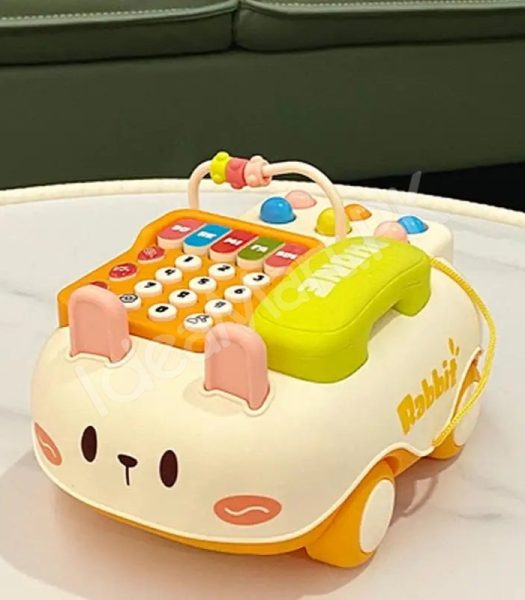 rabbit-design-toddler-phone-toy-car-with-music-abacus-learning-keys-product-image