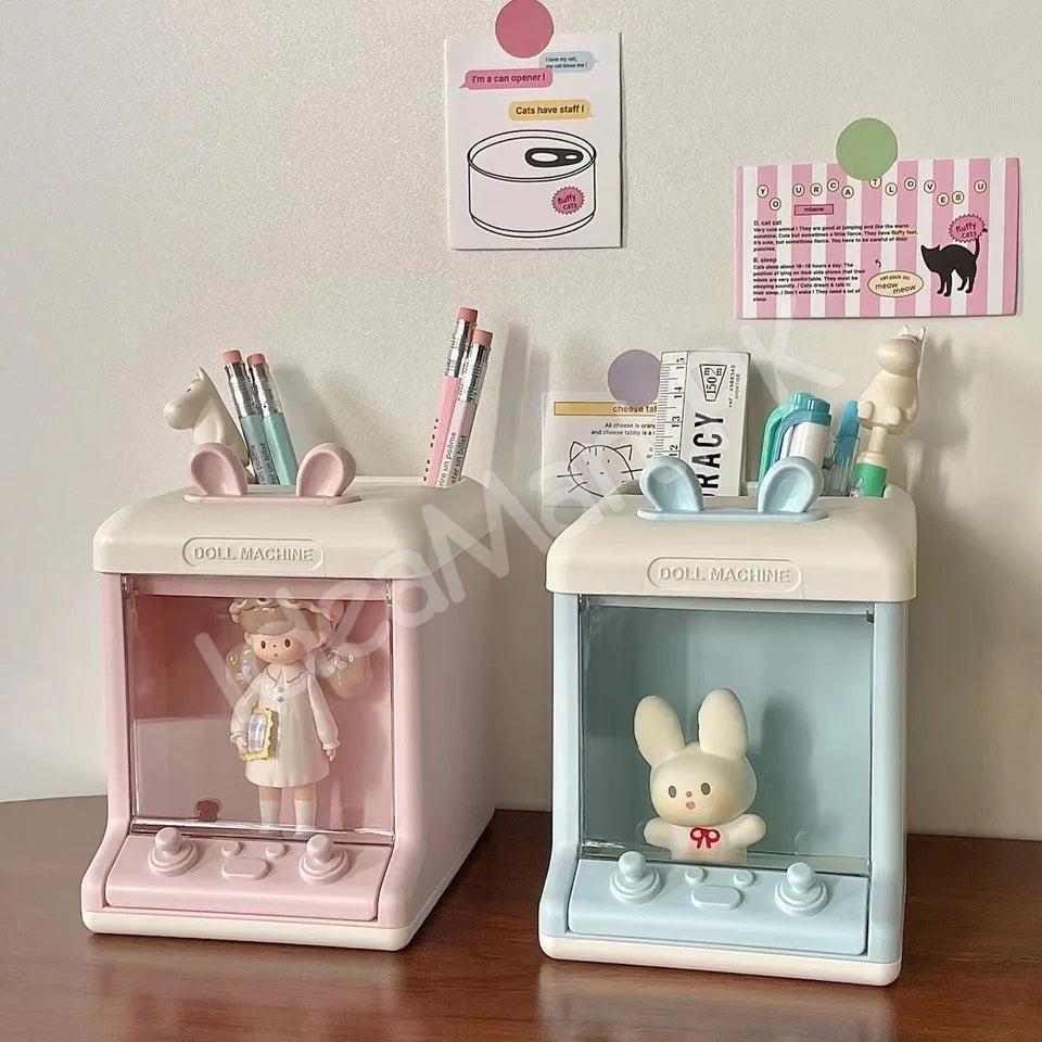 bunny-doll-machine-pen-small-items-holder-for-desktop-organizer-product-image