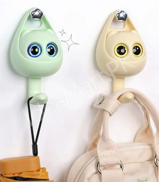 wink-cat-adhesive-hook-creative-wall-mounted-organizer-for-towels-coats-bags-and-keys-product-image