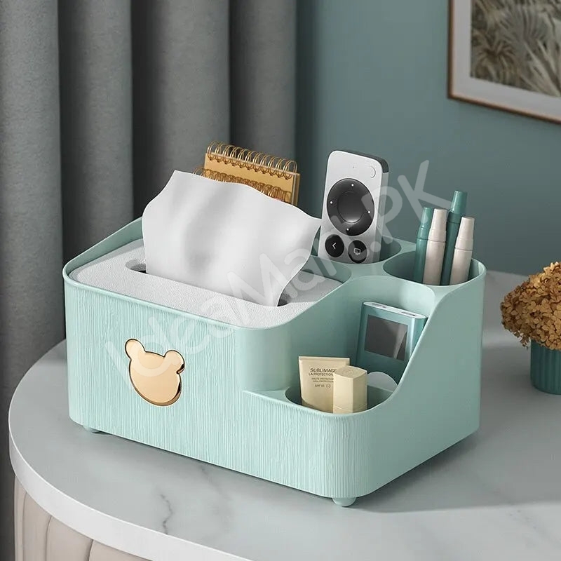 multifunctional-tissue-box-holder-and-desktop-organizer-with-5-storage-compartments-product-image