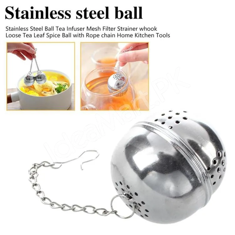 stainless-steel-mesh-tea-ball-strainer-filter-infuser-for-loose-leaf-tea-and-mulling-spices-chain-style-product-image