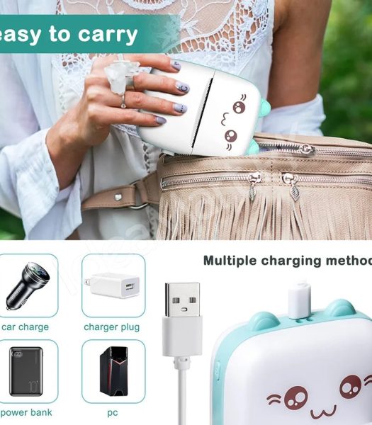 mini-thermal-printer-bear-design-portable-bluetooth-sticker-photo-printer-product-image