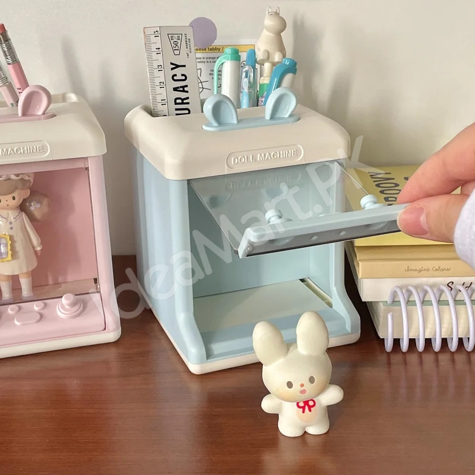 bunny-doll-machine-pen-small-items-holder-for-desktop-organizer-product-image