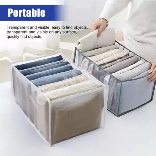 wardrobe-clothes-organizer-7-grids-breathable-clothing-organizer-for-pants-jeans-sweater-foldable-clothes-compartment-storage-organizer-for-drawer-product-image