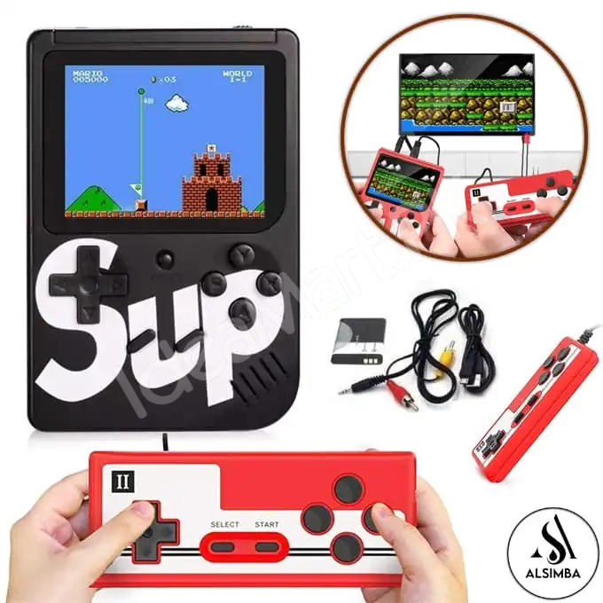 best-quality-original-b-o-rechargeable-400-in-1-sup-game-with-joystick-double-controller-product-image