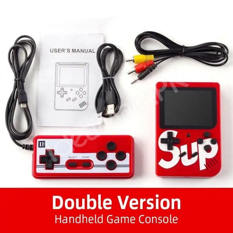best-quality-original-b-o-rechargeable-400-in-1-sup-game-with-joystick-double-controller-product-image