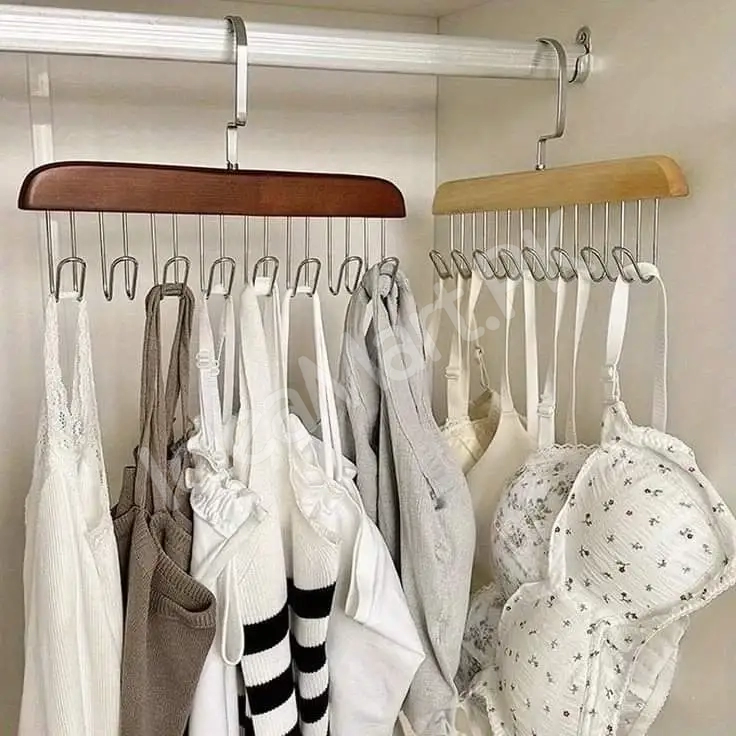 multifunctional-8-hooks-wooden-hanger-space-saver-organizer-product-image