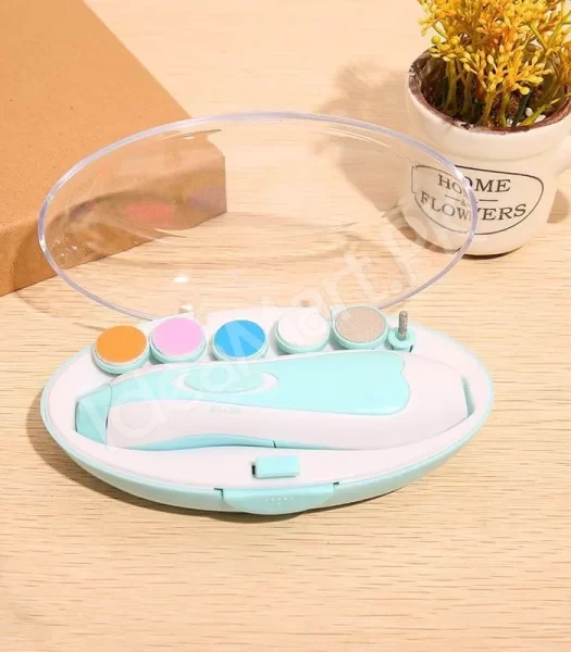 6-in-1-baby-nail-trimmer-portable-electric-manicure-pedicure-clippers-with-led-light-adjustable-speeds-safe-for-newborns-infants-product-image