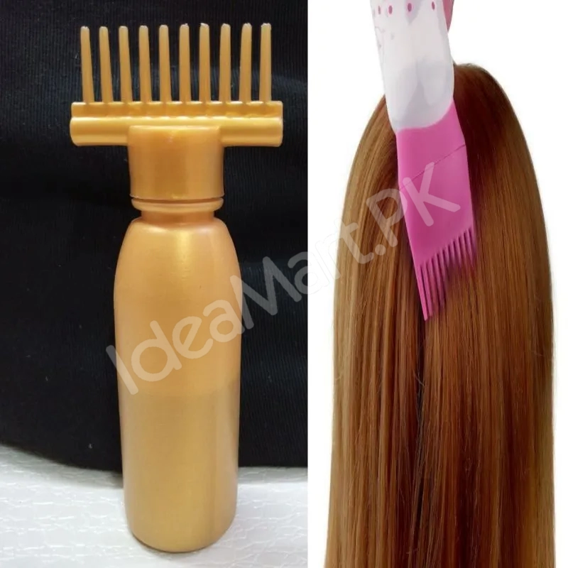 hair-comb-applicator-bottle-130ml-professional-graduated-scale-for-hair-dye-coloring-oiling-scalp-treatment-salon-home-use-product-image