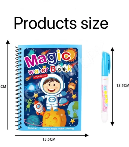 1-book1-pen-reusable-coloring-book-water-painting-book-sensory-early-education-puzzle-drawing-toys-product-image
