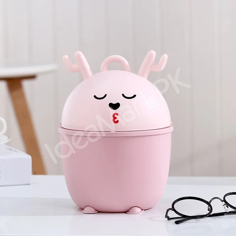 deer-design-desktop-mini-trash-can-with-flip-top-lid-product-image