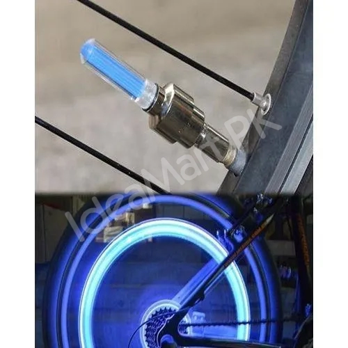 2-pcs-cycle-bike-glow-in-the-dark-car-luminous-led-tyre-valve-cap-motion-running-sensor-activated-wheel-neon-spokes-led-light-product-image