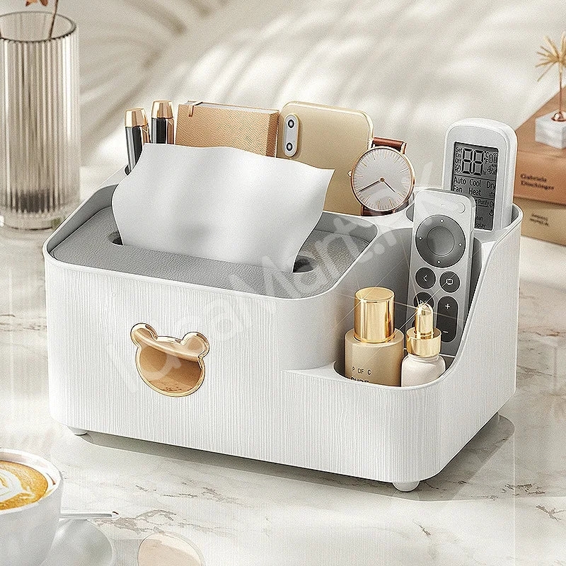 multifunctional-tissue-box-holder-and-desktop-organizer-with-5-storage-compartments-product-image