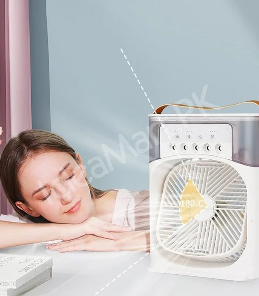 4-in-1-usb-air-cooler-fan-600ml-with-humidifier-night-light-5-mist-levels-product-image