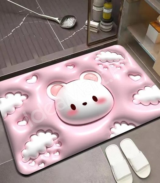 anti-slip-super-absorbent-quick-dry-floor-mat-with-cute-3d-embossed-designs-product-image