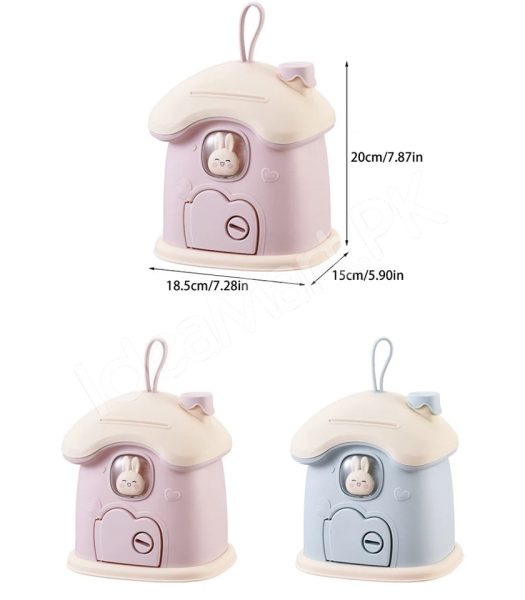 mushroom-house-shape-piggy-bank-with-rabbit-window-key-lock-product-image
