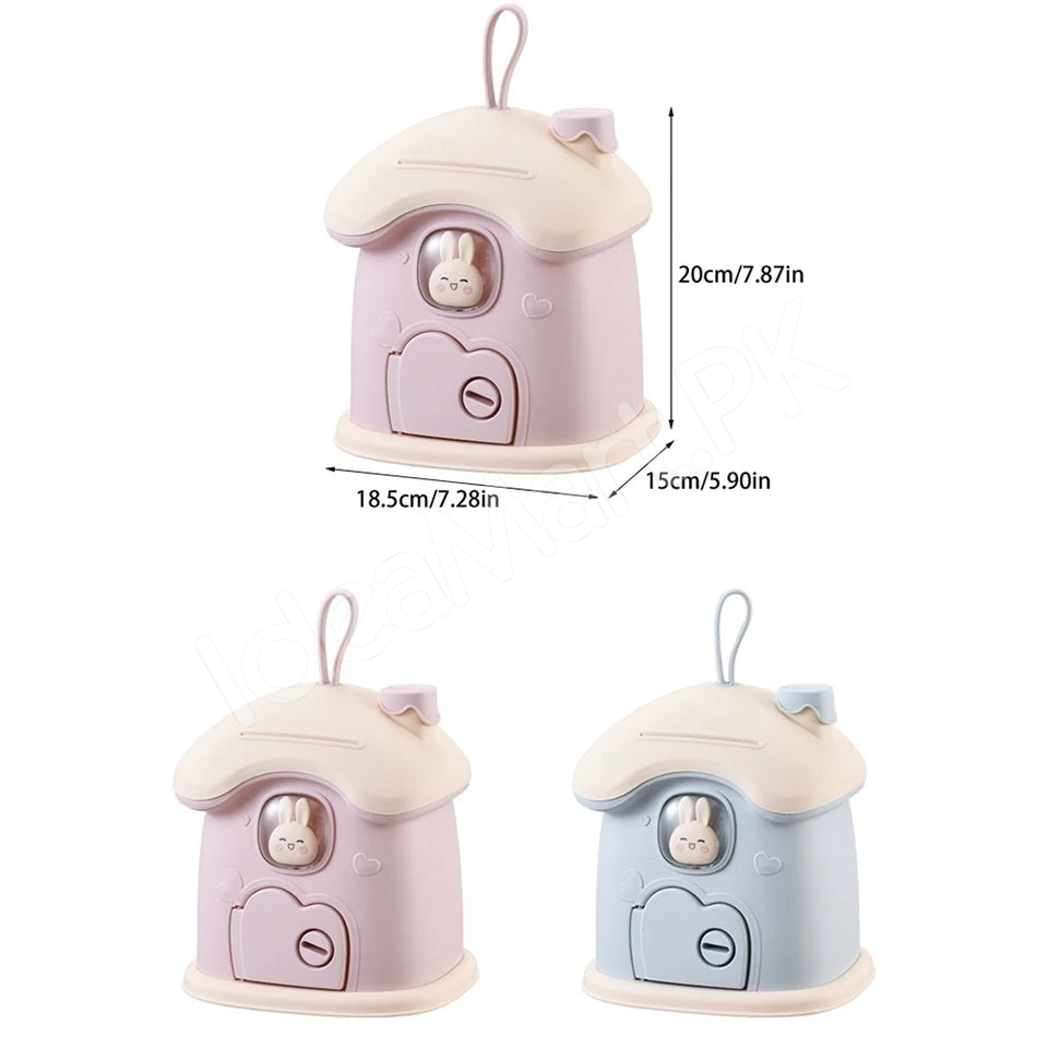 mushroom-house-shape-piggy-bank-with-rabbit-window-key-lock-product-image