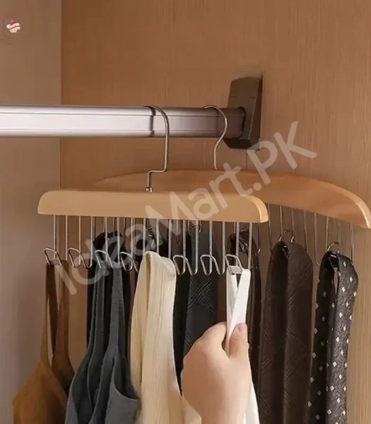 multifunctional-8-hooks-wooden-hanger-space-saver-organizer-product-image