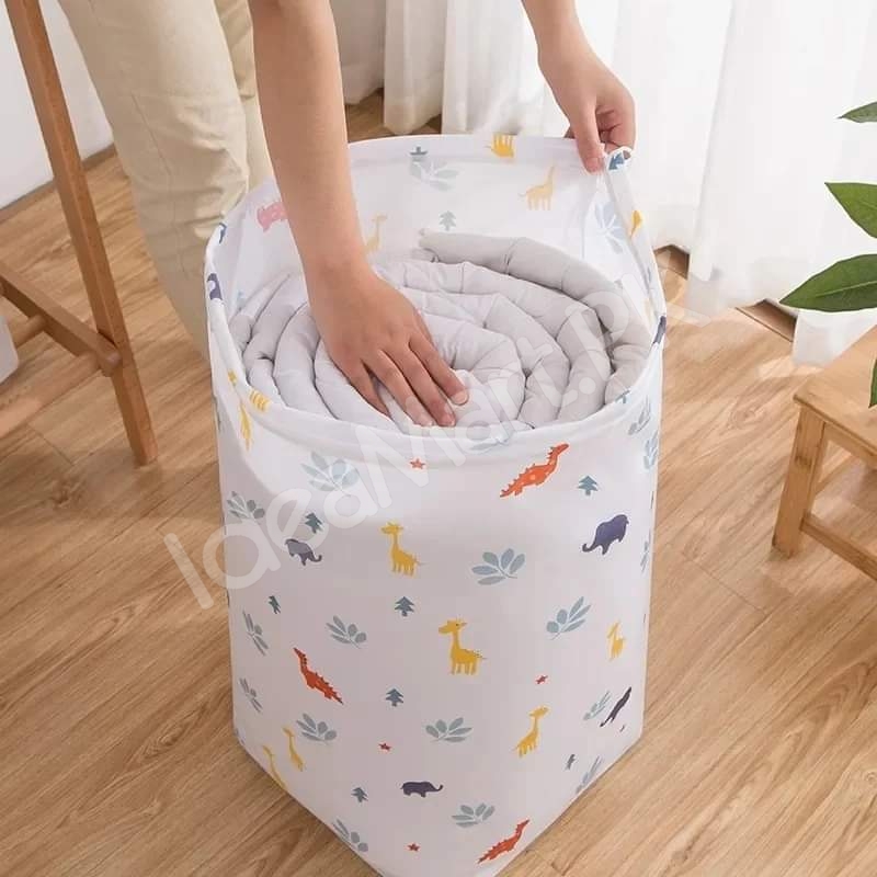 foldable-waterproof-large-drawstring-laundry-bag-for-dorm-kids-room-product-image