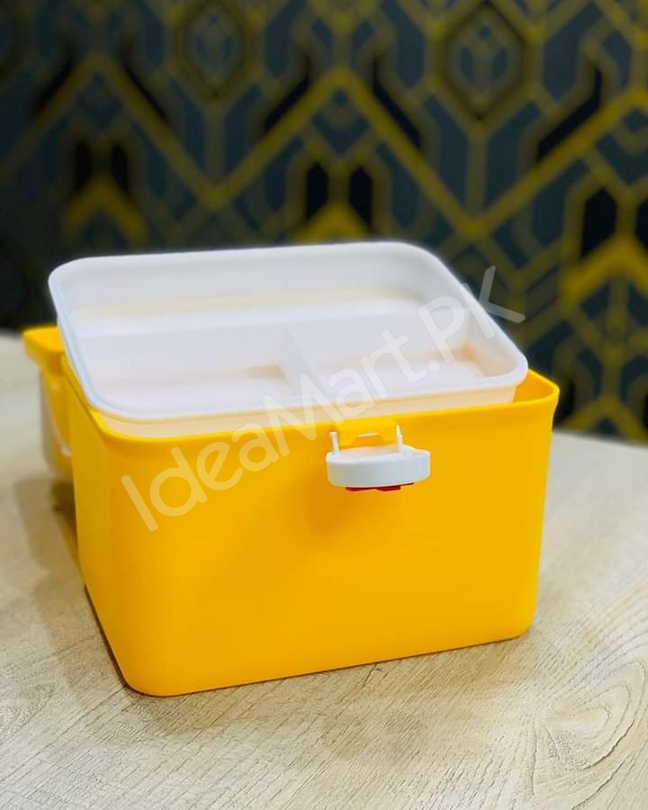 2-layer-portable-plastic-first-aid-box-with-detachable-3-grid-tray-handle-product-image