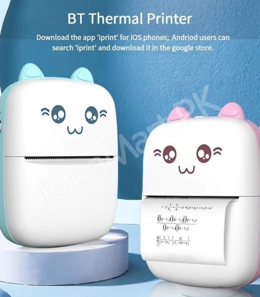 mini-thermal-printer-bear-design-portable-bluetooth-sticker-photo-printer-product-image