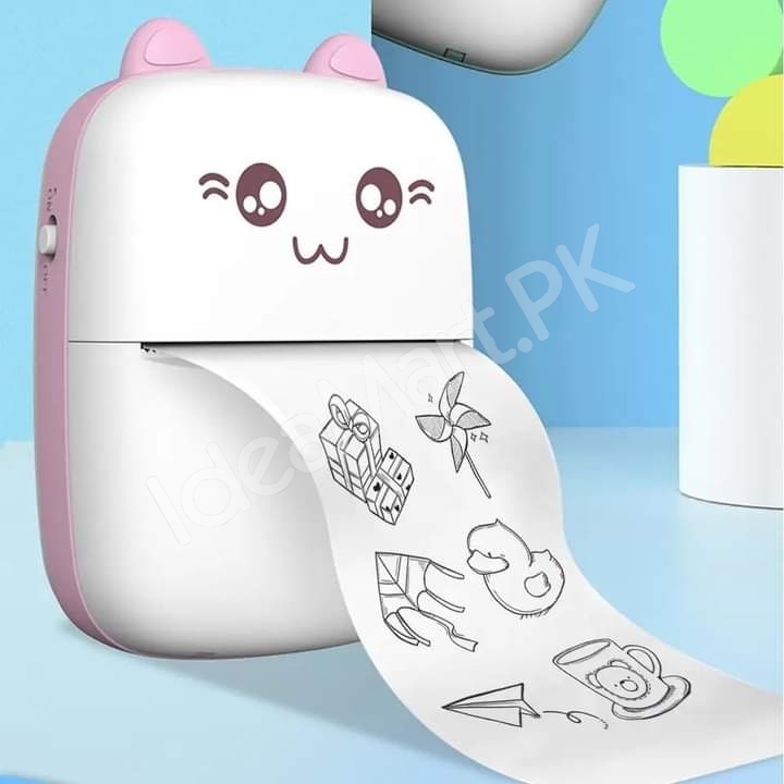 mini-thermal-printer-bear-design-portable-bluetooth-sticker-photo-printer-product-image