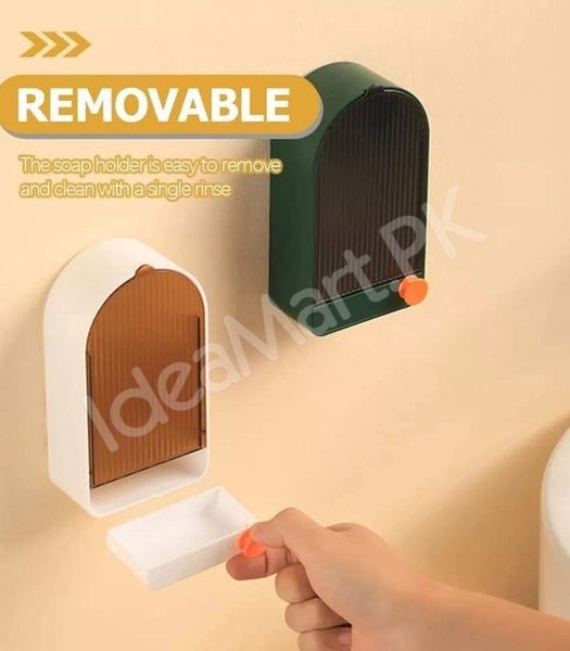 punch-free-plastic-self-draining-soap-bar-holder-with-removable-water-collection-tray-product-image