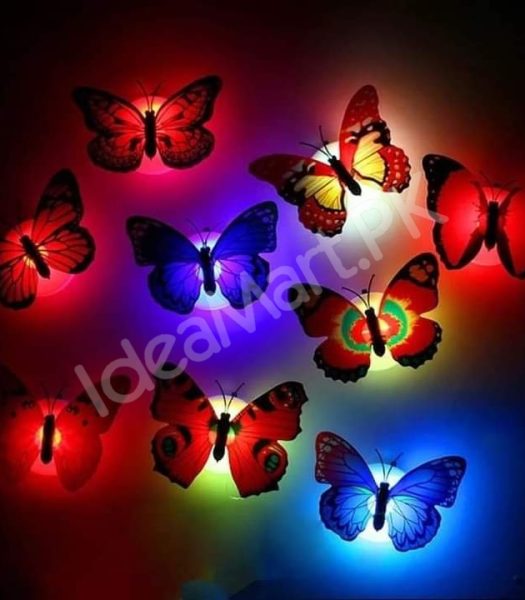 12-pieces-self-adhesive-colorful-3d-led-butterfly-wall-stickers-for-room-decor-product-image