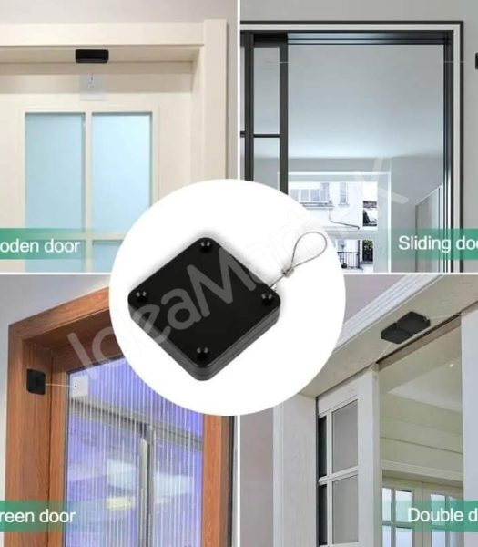 punch-free-automatic-door-closer-with-steel-wire-rope-for-home-office-doors-product-image