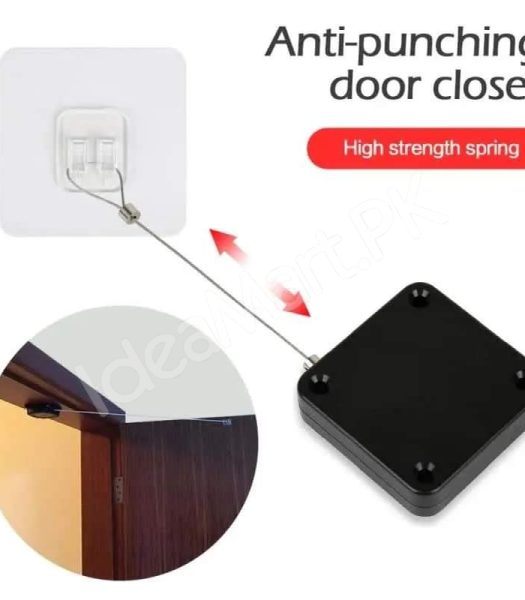 punch-free-automatic-door-closer-with-steel-wire-rope-for-home-office-doors-product-image