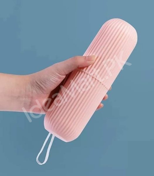 2-in-1-plastic-portable-capsule-travel-toothbrush-toiletries-storage-case-with-rinse-cup-product-image