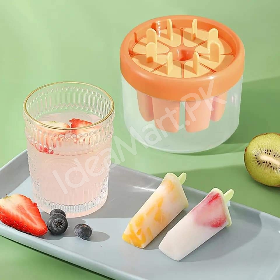 silicone-popsicle-mold-with-sticks-base-for-homemade-juice-fruit-ice-cream-product-image