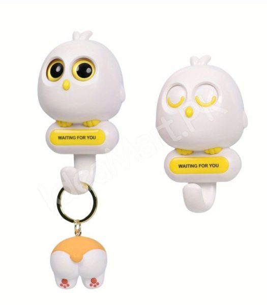 cute-decorative-bird-design-adhesive-wall-hook-multi-purpose-for-home-office-product-image